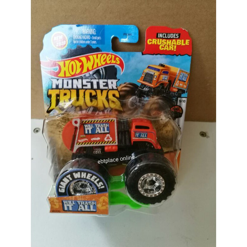 hot wheels will trash it all