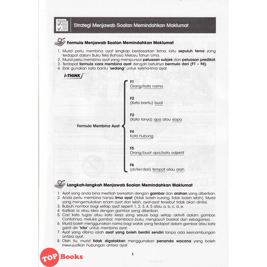 Buy [TOPBOOKS Sasbadi] Strategi Kendiri A+ Bahasa Melayu Penulisan