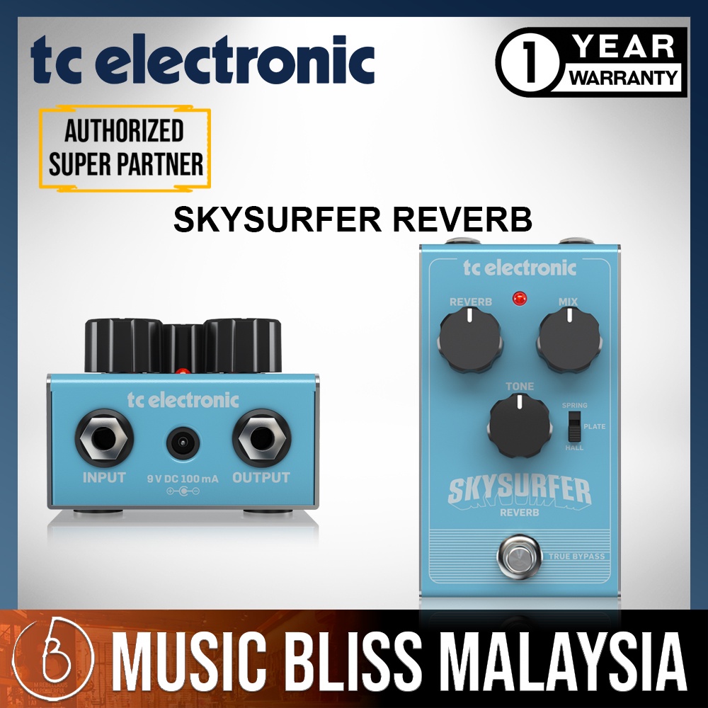 TC Electronic Skysurfer Reverb Guitar Effects Pedal