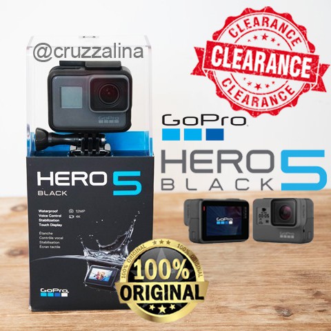 Gopro Hero 5 Black 100 Original Guaranteed Clearance