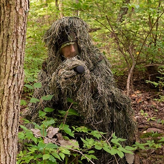 Ghillie Suit Camo Woodland Camouflage Forest Hunting Undercover ...