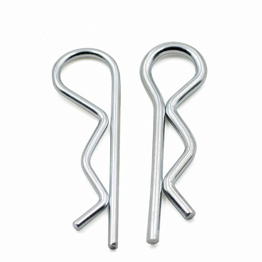Bright Zinc Plated Hairpin Cotter Pins R Shaft Retaining Clips Spring Pin Shopee Malaysia 