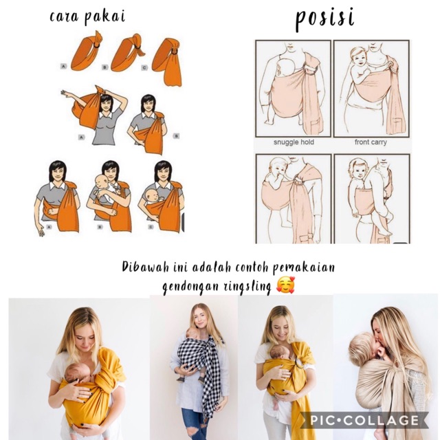 cara pakai baby wrap untuk newborn