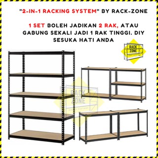 Boltless Metal Rack Besi  DIY  Kukuh Tahan Guna Rak  