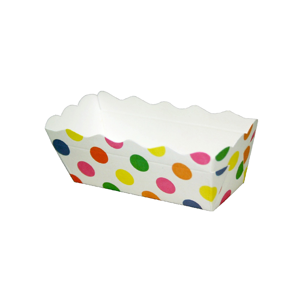Rectangle Polka Dot Muffin Cup (50PCS)