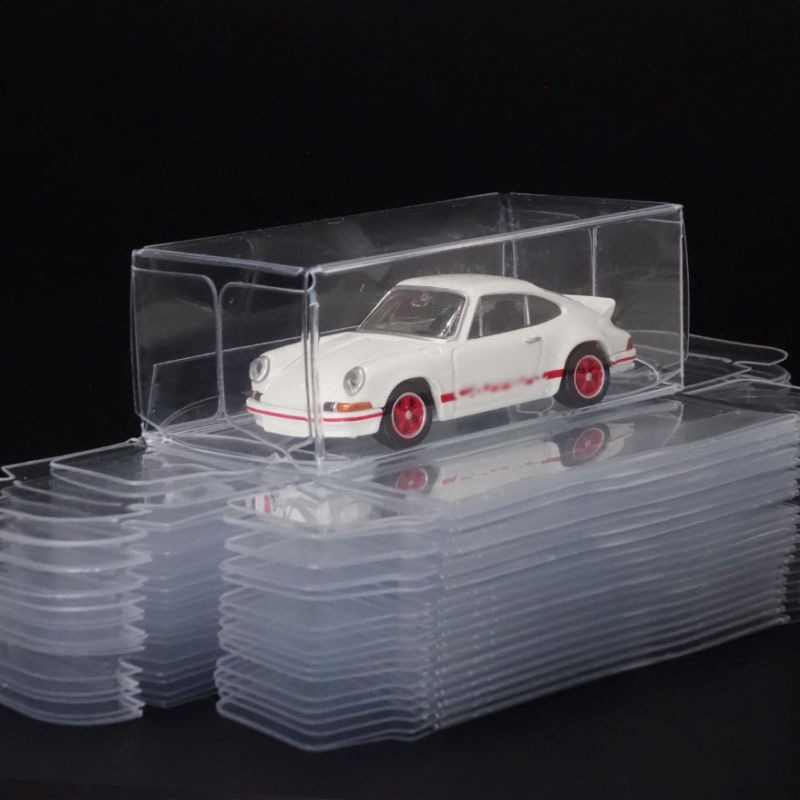 25x 1:64 Kunststoff Modellauto PVC Display Box für Matchbox Hot Wheels Tomica 