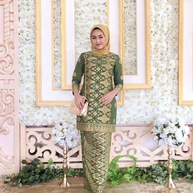 kebaya kurung  songket palembang  Shopee Malaysia