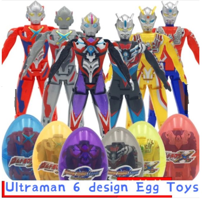 Ultraman Egg Toys 6 Designs Deformation 