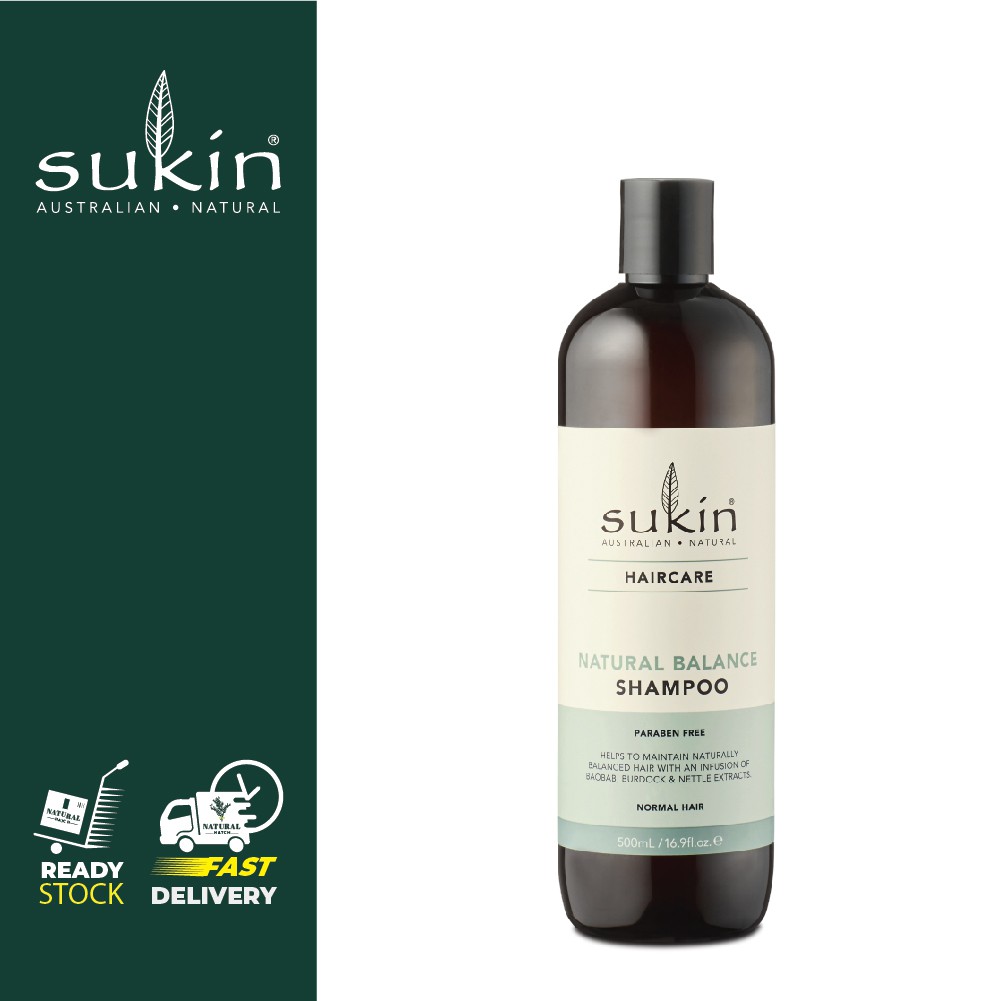Sukin Organic Natural Balance Shampoo L Hair Care 500ml