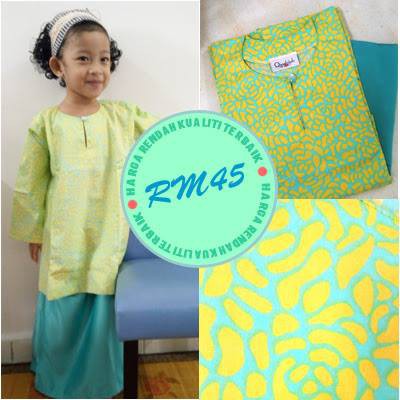 RAYA 2021  Baju  Kurung Pahang  Kanak kanak Shopee Malaysia