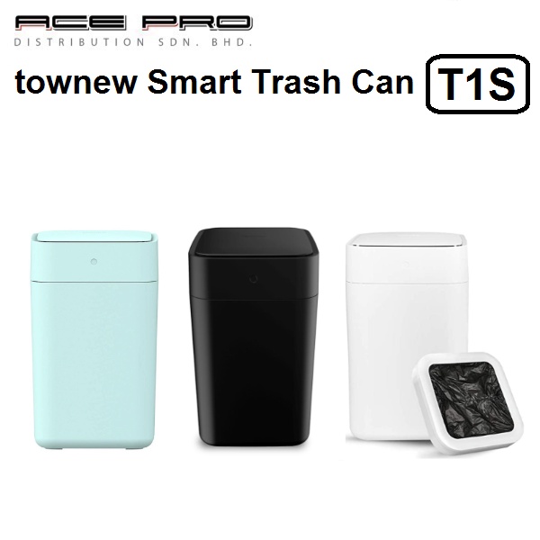 TOWNEW T1 / T1S Smart Trash Can 15.5L Self Seal / Auto Open Lid Waste