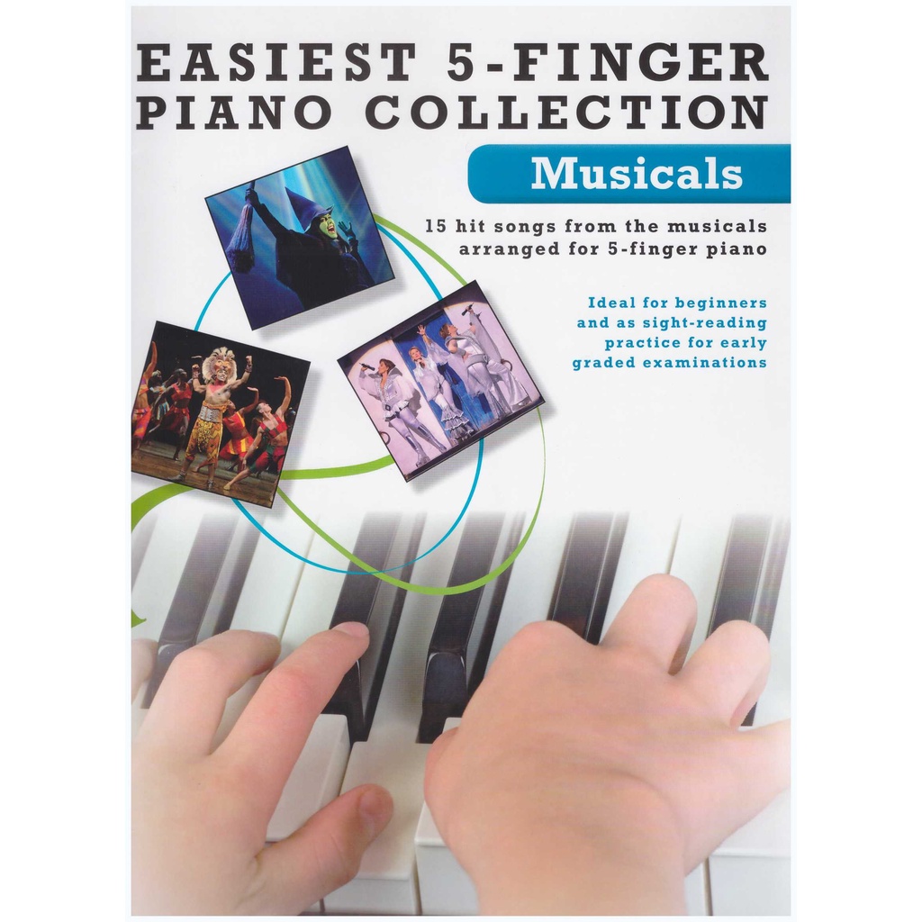 Easiest 5-Finger Piano Collection Musicals / Musicals Book / Piano Book / Beginner Book