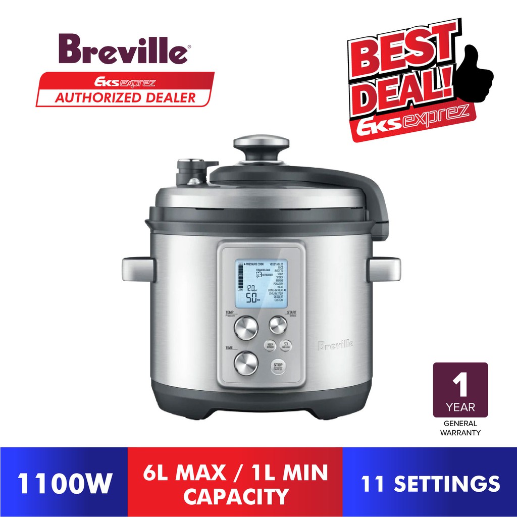 Breville The Fast-Slow Pro Pressure Cooker (6L) BPR700