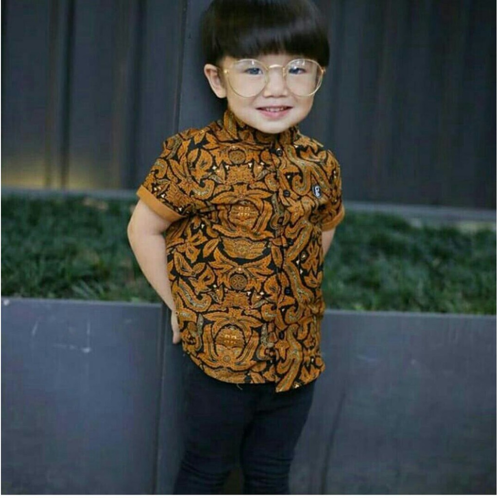 Baju Batik Indonesia Kanak Kanak Lelaki