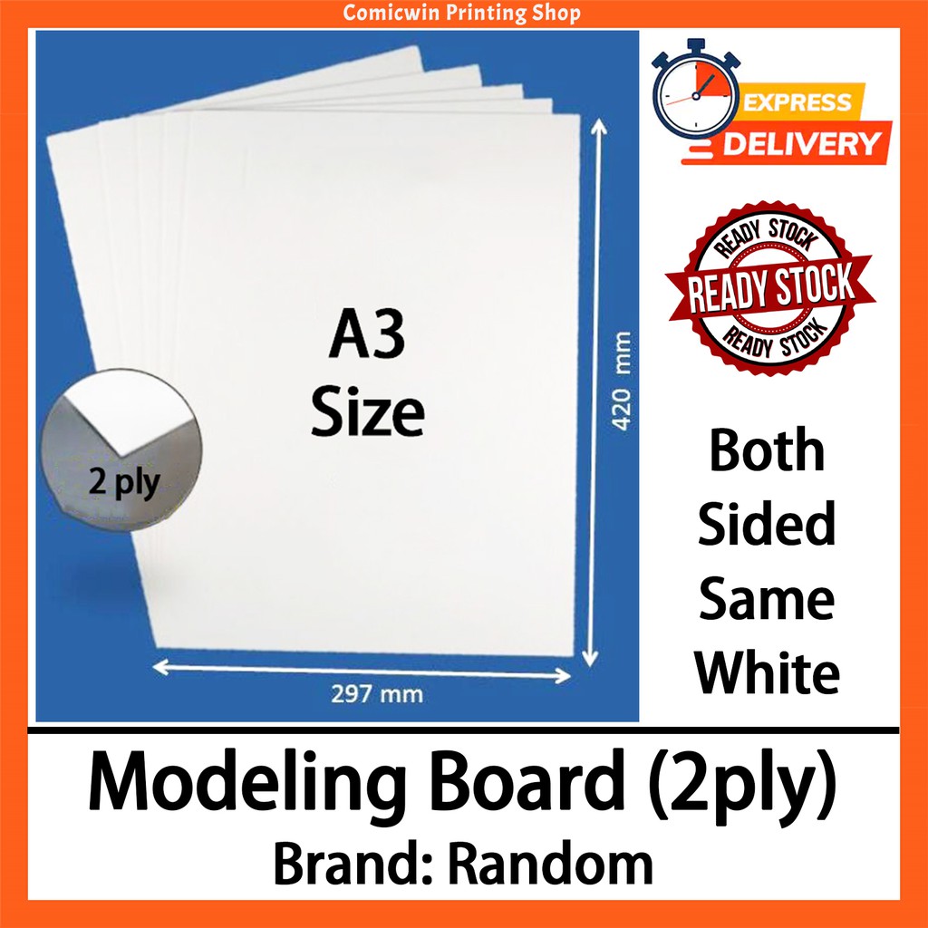 Modeling Board A3 Size (white) Modeling Kad 