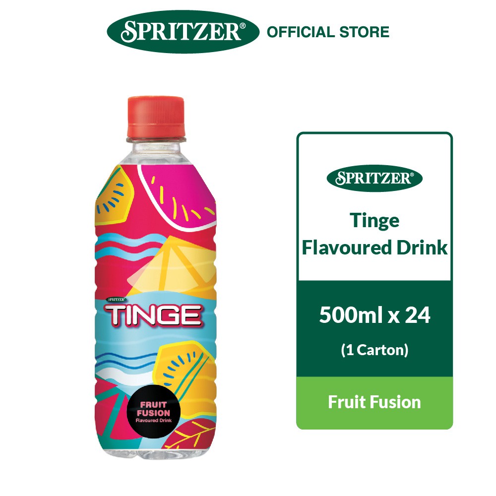 Spritzer Tinge Flavoured Drink Fruit Fusion (500ML X 24)