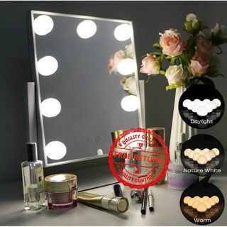 10pcs 3Mode Makeup Mirror Light Vanity Led Light Bulbs Hollywood Led Lamp Touch Switch USB Cosmetic Light Dressing Table