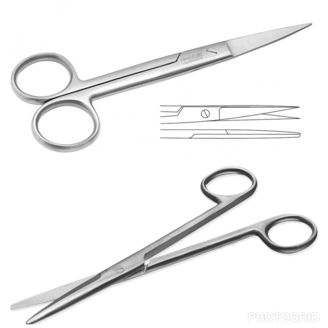 Stainless Steel Operating Scissor (B/B, S/B, S/S) | Shopee Malaysia