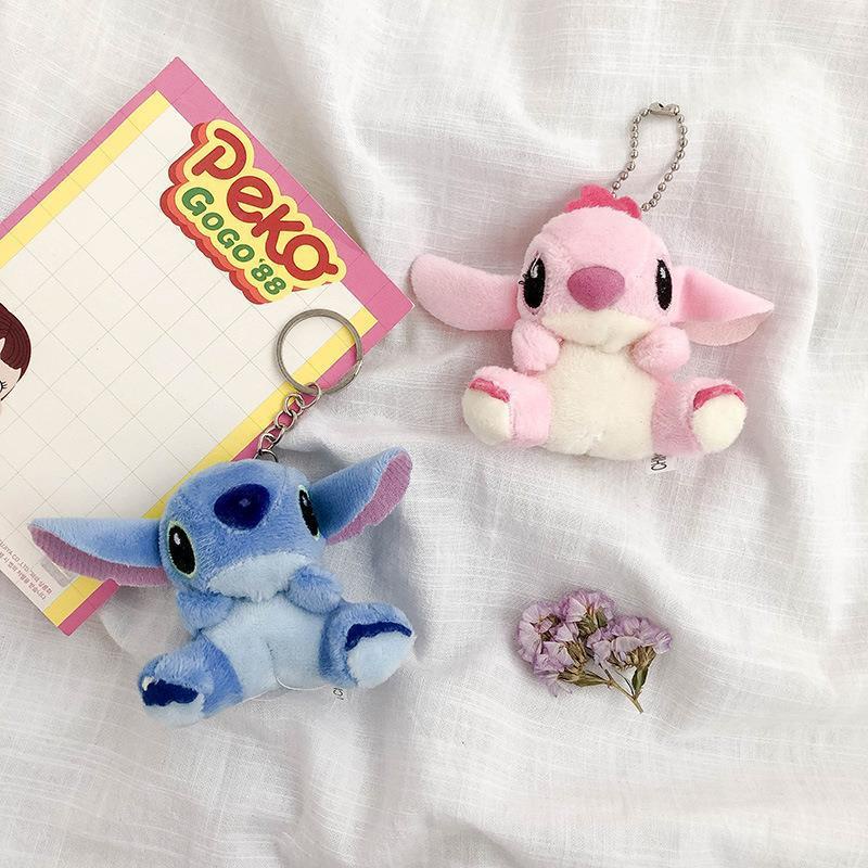 Cute KeyChain Stitch Cartoon KeyChain Plush Toy Stuffed Toys