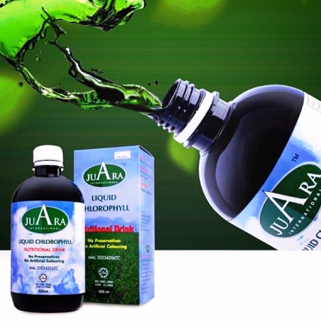 Exp Mar 23 叶绿素juara International Liquid Chlorophyll Nutritional Drink Halal 叶绿素 Shopee Malaysia