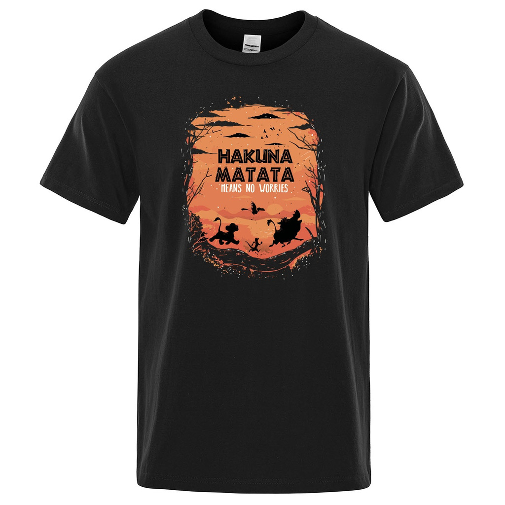 Lion King Hakuna Matata T Shirts Men 