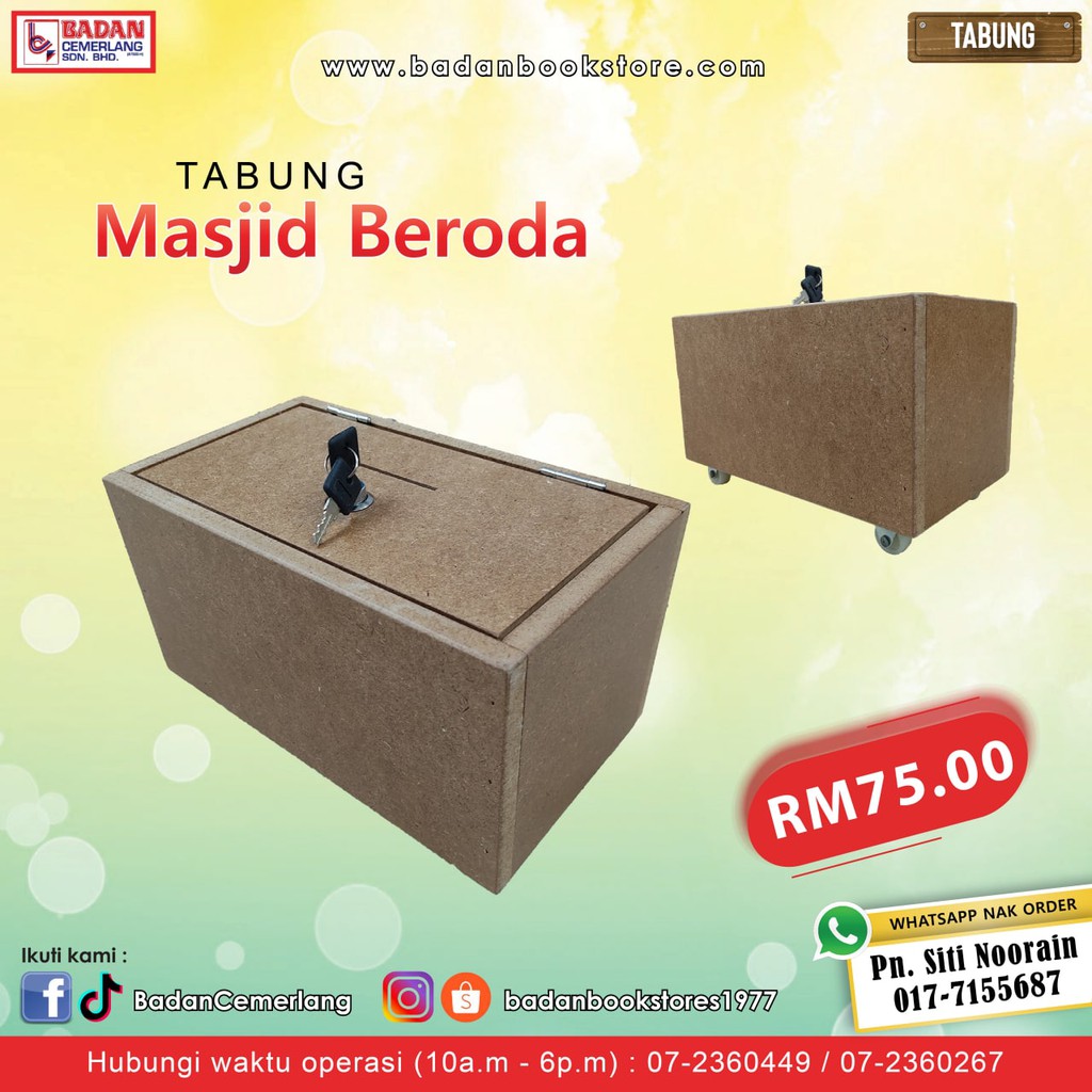 Tabung Masjid Beroda Shopee Malaysia 8386