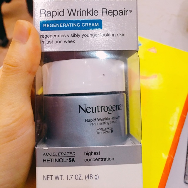 Neutrogena Rapid Wrinkle Repair Regenerating Cream 48g Contains Retinoil Shopee Malaysia 0741