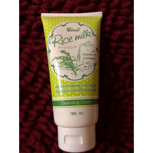 Civic Rice Milk Cleanser Vitamin E Collagen 180ml Shopee Malaysia