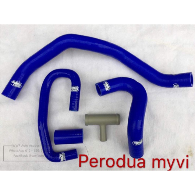 Samco Radiator Hose - Perodua Myvi 1.0/ 1.3 / 1.5  Shopee 