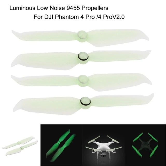 Luminous Low Noise 9455 Propellers Props Blades For DJI Phantom 4 Pro V2.0 Accessory Igemy- 