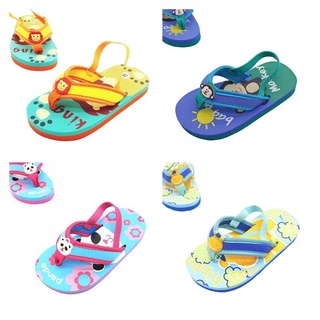 Yeskis 2021 new summer children's slippers cartoon flip flops  shoes Beach Baby  beach shoes
