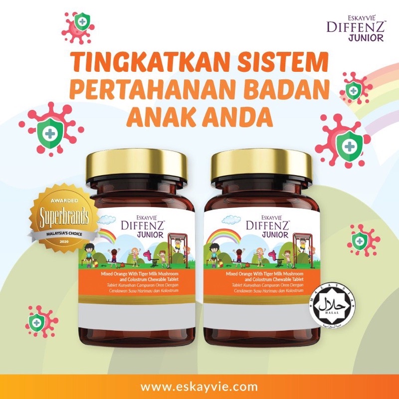 Vitamin C Diffenz Junior Pak Nil (60 Biji) | Shopee Malaysia