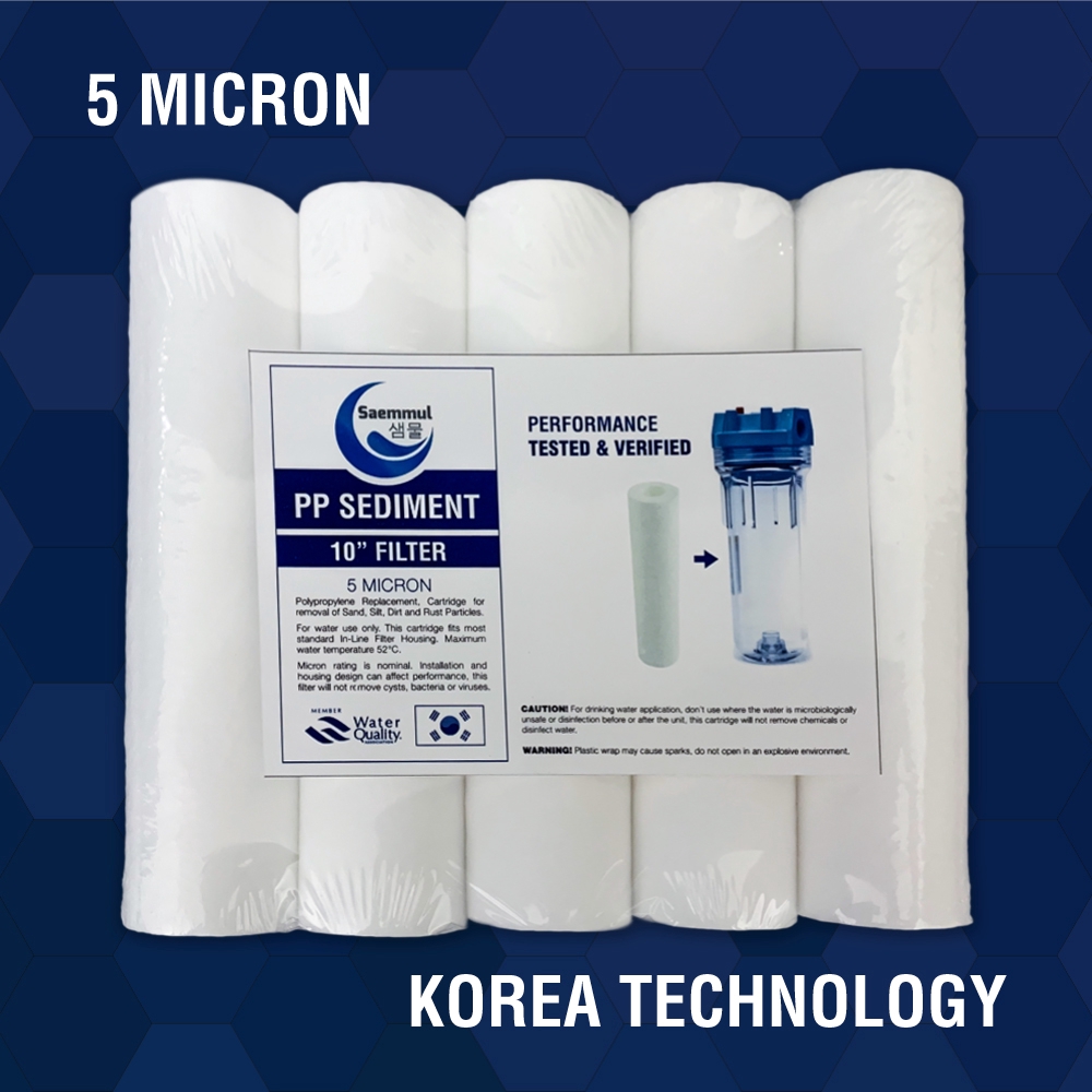 SAEMMUL PP / Sediment Filter / PP Filter Replacement Cartridge (5pcs