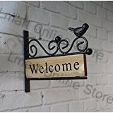 Lmart Online Store Decorative hanging "Welcome" Sign Brown