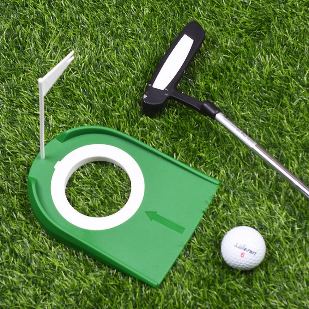 Indoor Golf Putting, Flag Hole Trainer, Green Putter, Practice Aid, Home Yard, Outdoor Training, Adjustable Hole Assist