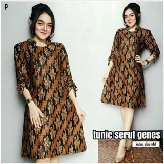 midi dress batik
