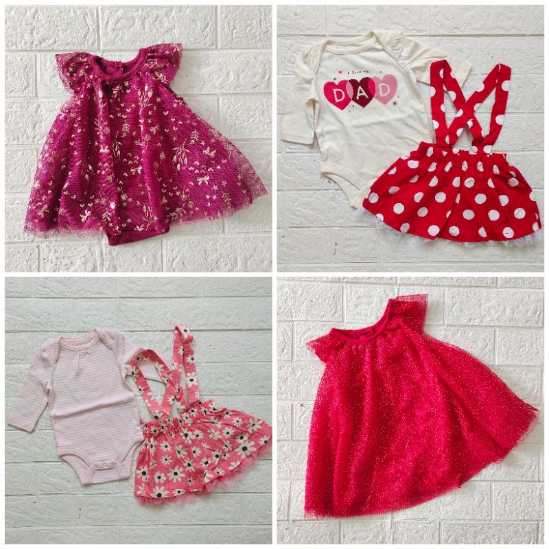 Dress Skirt Baju Raya Baju Birthday Set Baju Girl Blouse Romper Sleepsuit Jumpsuit Romper Dress