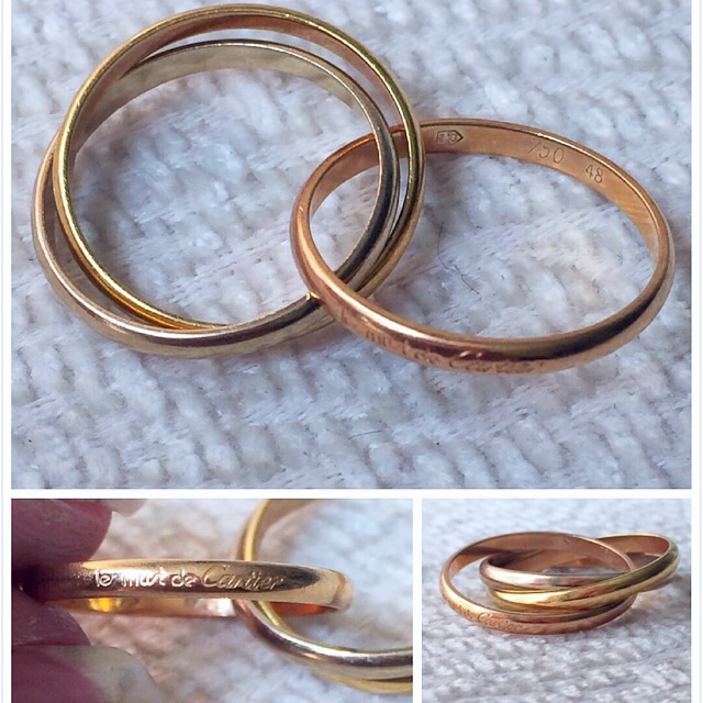 AUTHENTIC CARTIER Trinity Ring - 18K 