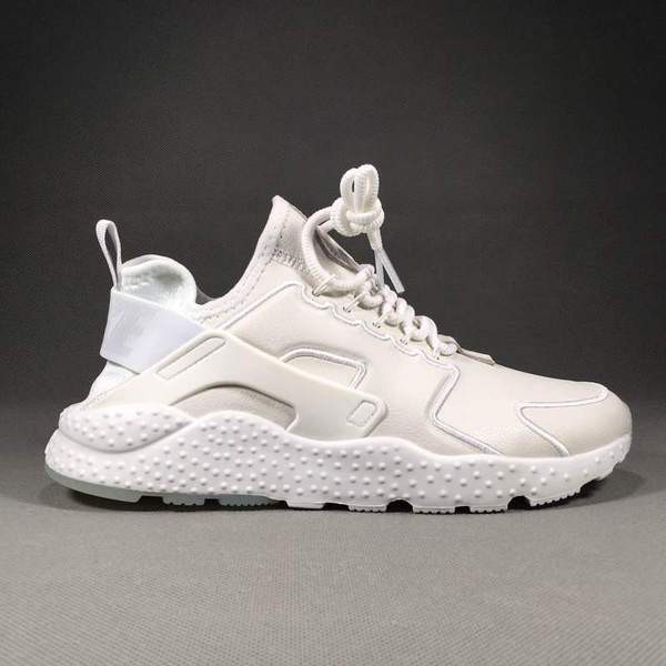 all white leather huaraches