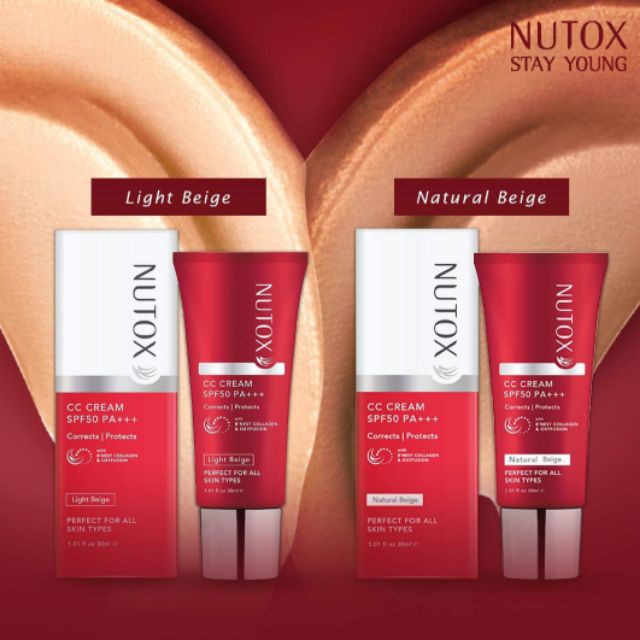 Nutox Renewing Treatment Set Cc Cream 30ml Shopee Malaysia
