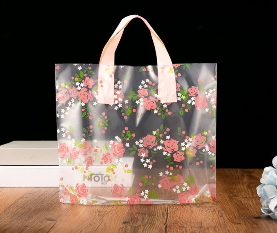 (50pcs) Premium Goodies Bag(S size30x25cm & 35x30cm) Shopping Plastic