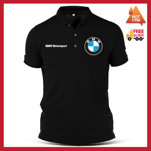 Embroidery BMW M Sport T-Shirt Shirts Baju Cotton Unisex Tee Racing ...