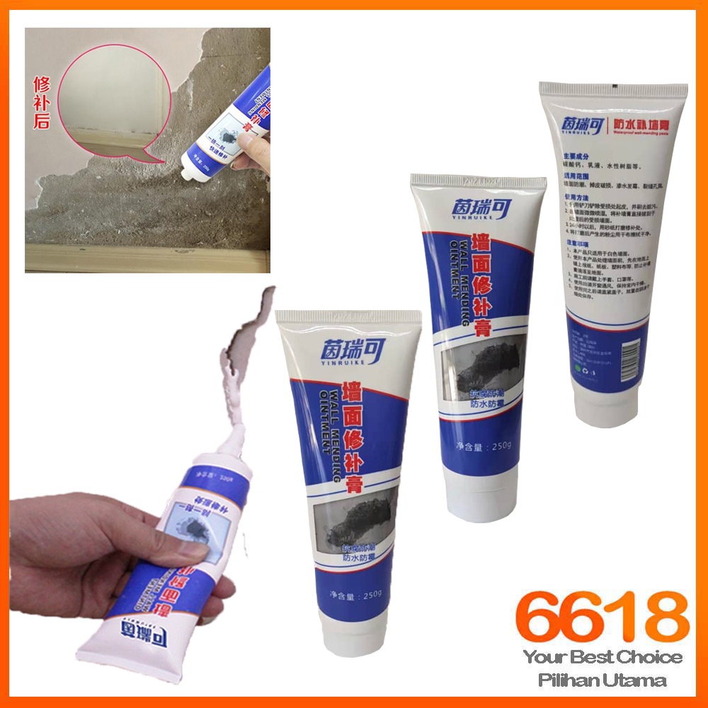 Krim Pembaikan Dinding 250g Wall Repair Cream Instant Repair Paste Professional Gaps Wall