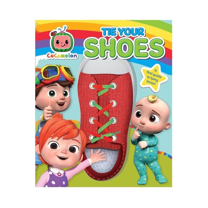 Cocomelon learning how to tie your shoes step by step educational