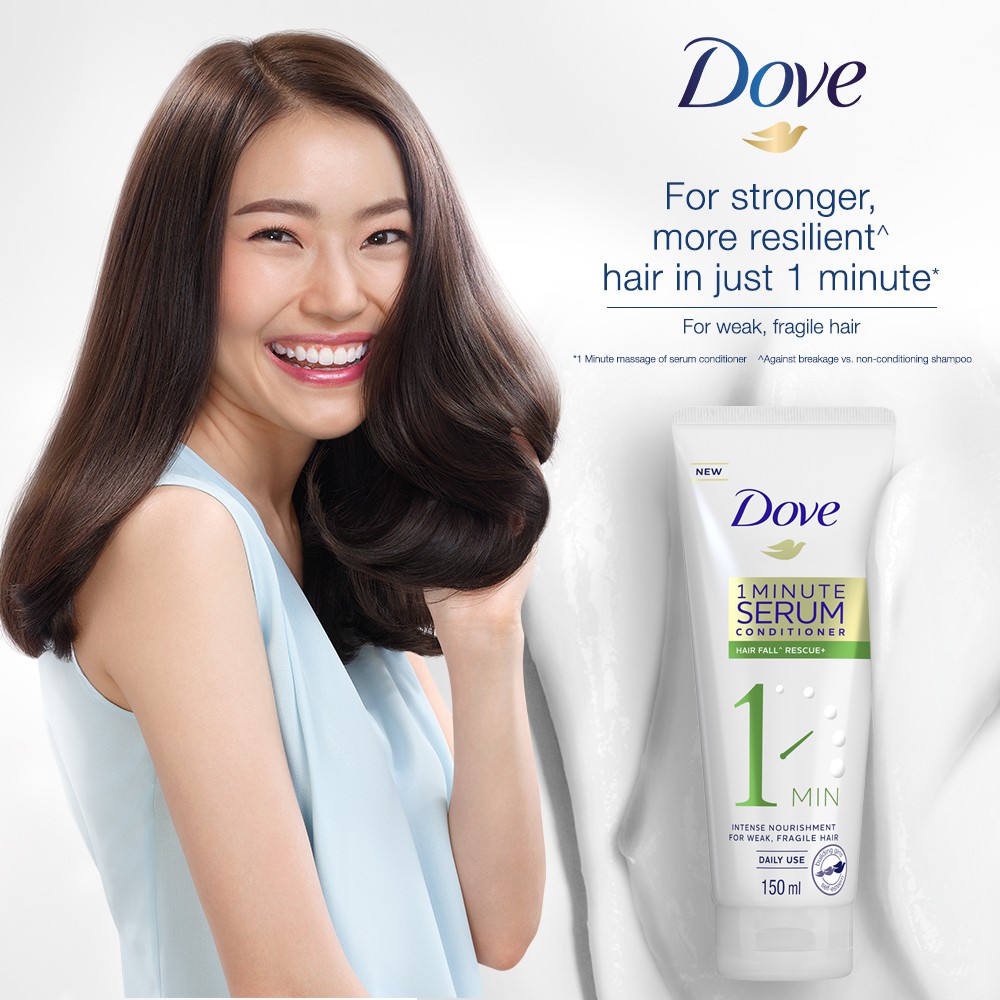 Dove Hair Fall Rescue 1 Minute Serum Conditioner 150ml | Shopee Malaysia