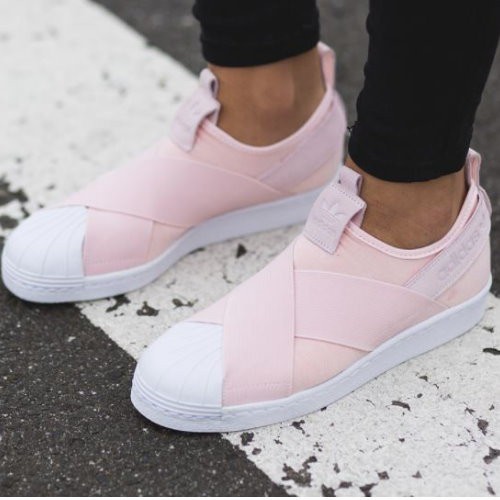 original superstar slip on rose