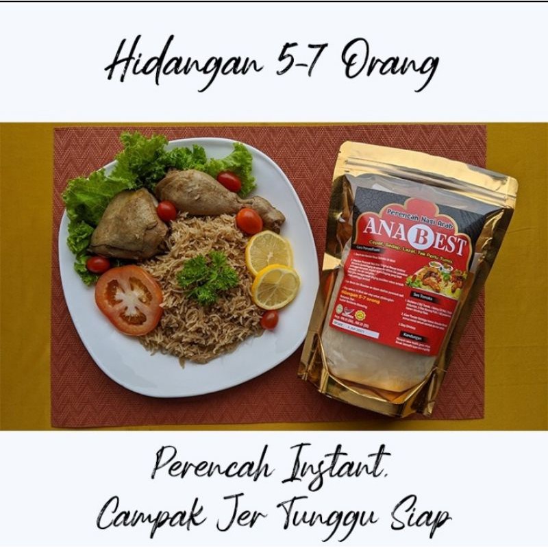Viral Perencah Nasi Arab Anabest Shopee Malaysia
