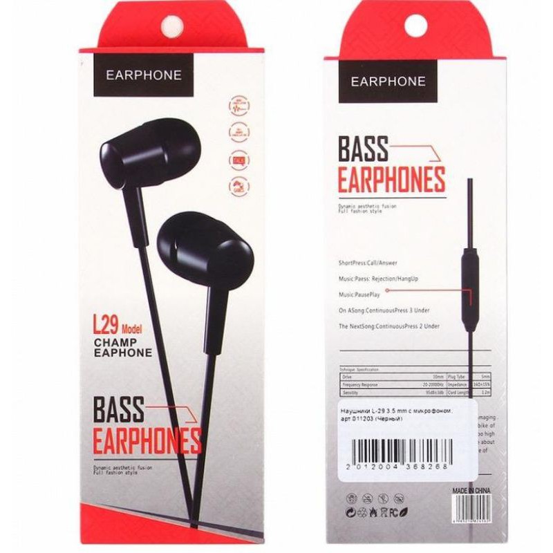 l29 champ earphone
