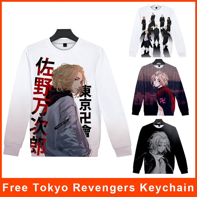 Anime Tokyo Revengers Cosplay Costume 3d Printing T Shirt Manjiro Sano Ken Ryuguji Draken Mikey Long Sleeve Shirt Tee Halloween Gift Shopee Malaysia