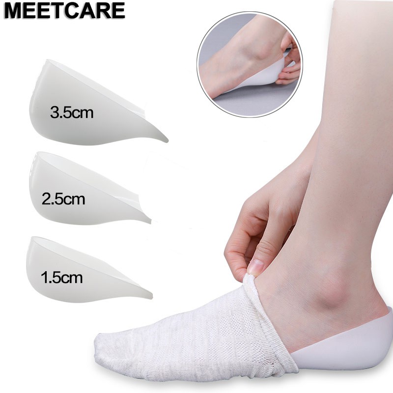 In-sock Arch Support Height Increase Heel Lift Pads Taller Insoles Inner sole 